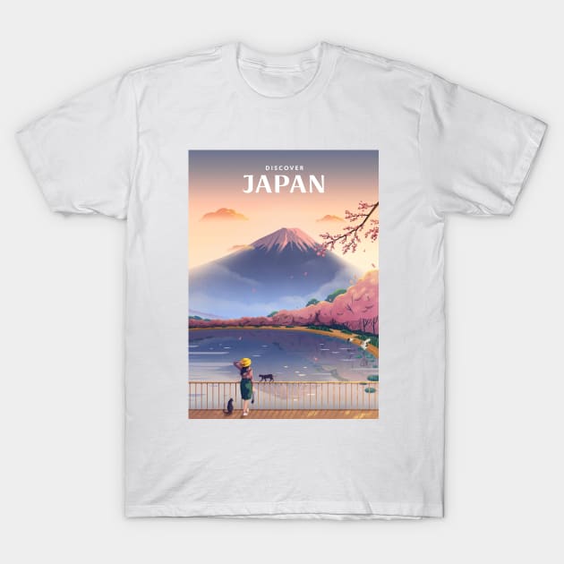 Discover Japan T-Shirt by Anniko_story